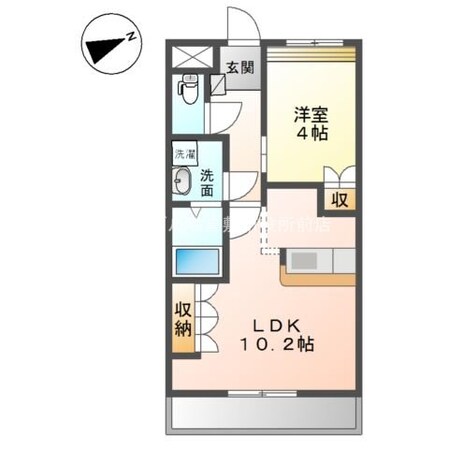 グランドウルス中島の物件間取画像